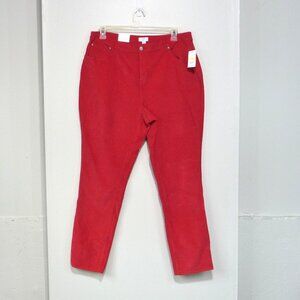 NWT Curvy HIGH RISE Corduroy Pants 18W